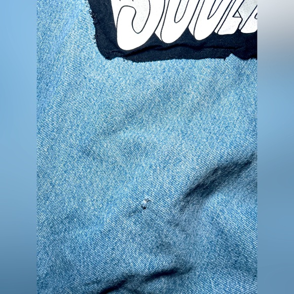 Vintage Levi's Blue Denim Jacket with Soulection Patches added - Picture 8 of 9